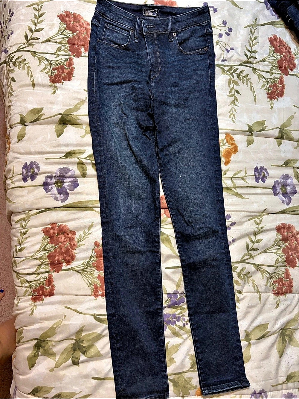 Abercrombie & Fitch Simone High Rise Super Skinny Jeans Waist 27 or 4L Blue